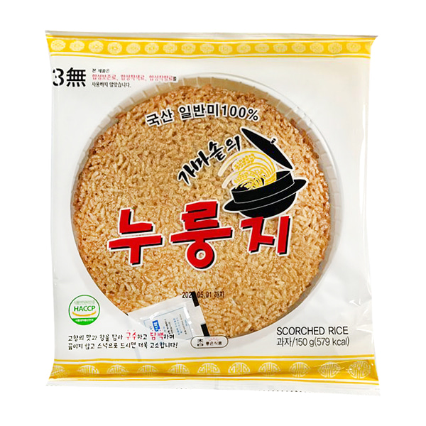 참좋은 가마솥 누룽지 (국산100%) 150g 1봉 /가마솥누룽지 국산누룽지 간편식