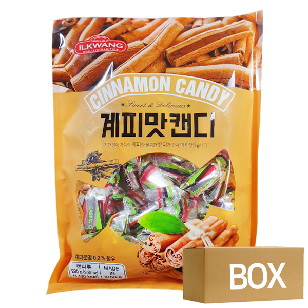 일광제과 계피맛캔디 280g 10봉 1박스